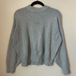 H&M Light Gray Women's Mockneck Sweater